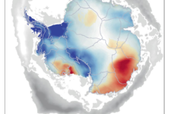 Antarctic surface air temperature