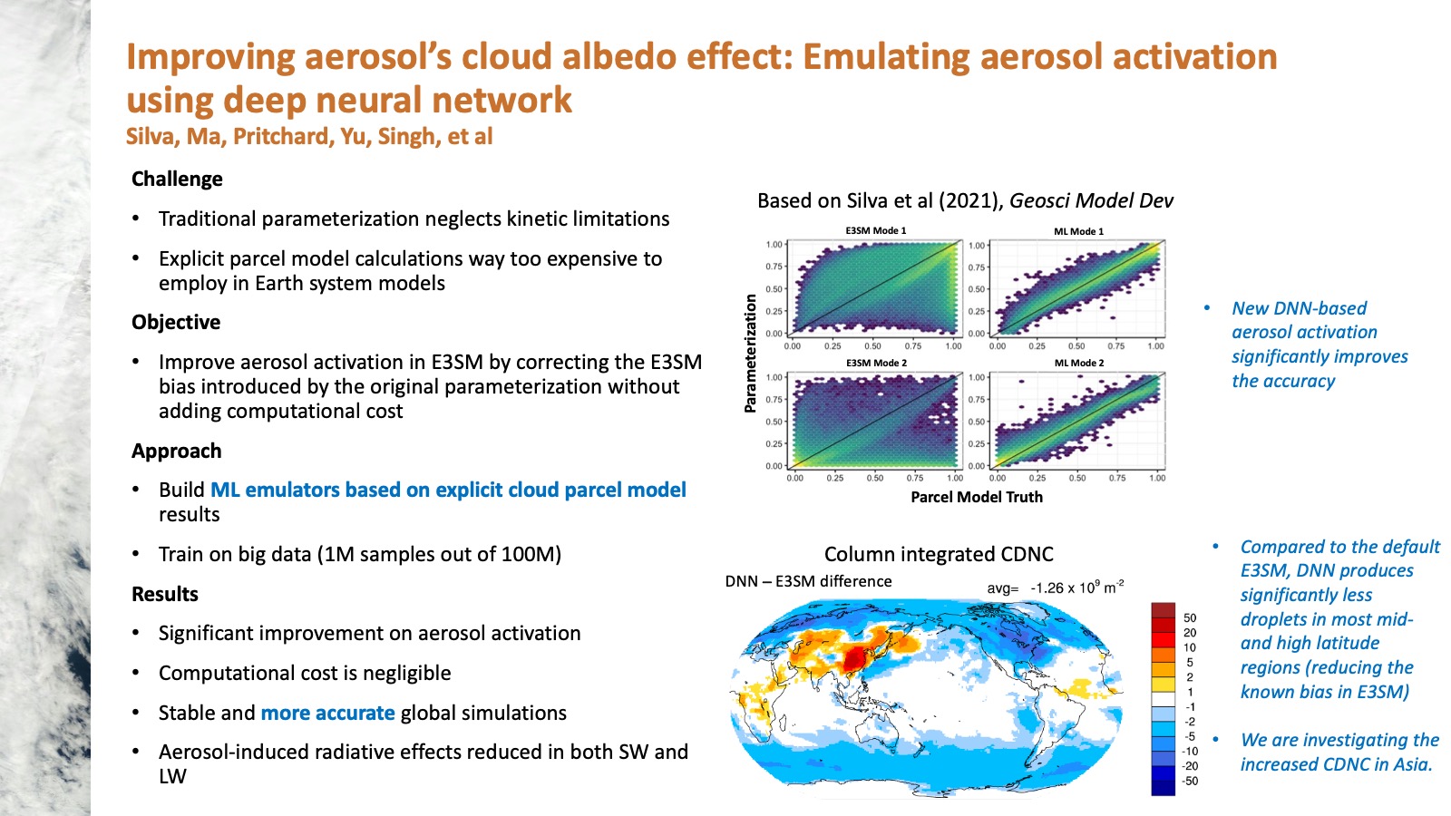 Improving aerosol’s cloud lifetime effects: Emulating warm rain initiation using deep neural network