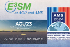 E3SM in upcoming 2023 AGU and AMS
