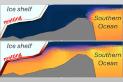 Meltwater Triggers for an Antarctic Ice-Shelf Melt Tipping Point