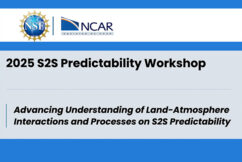 Multi-agency workshop on S2S predictability